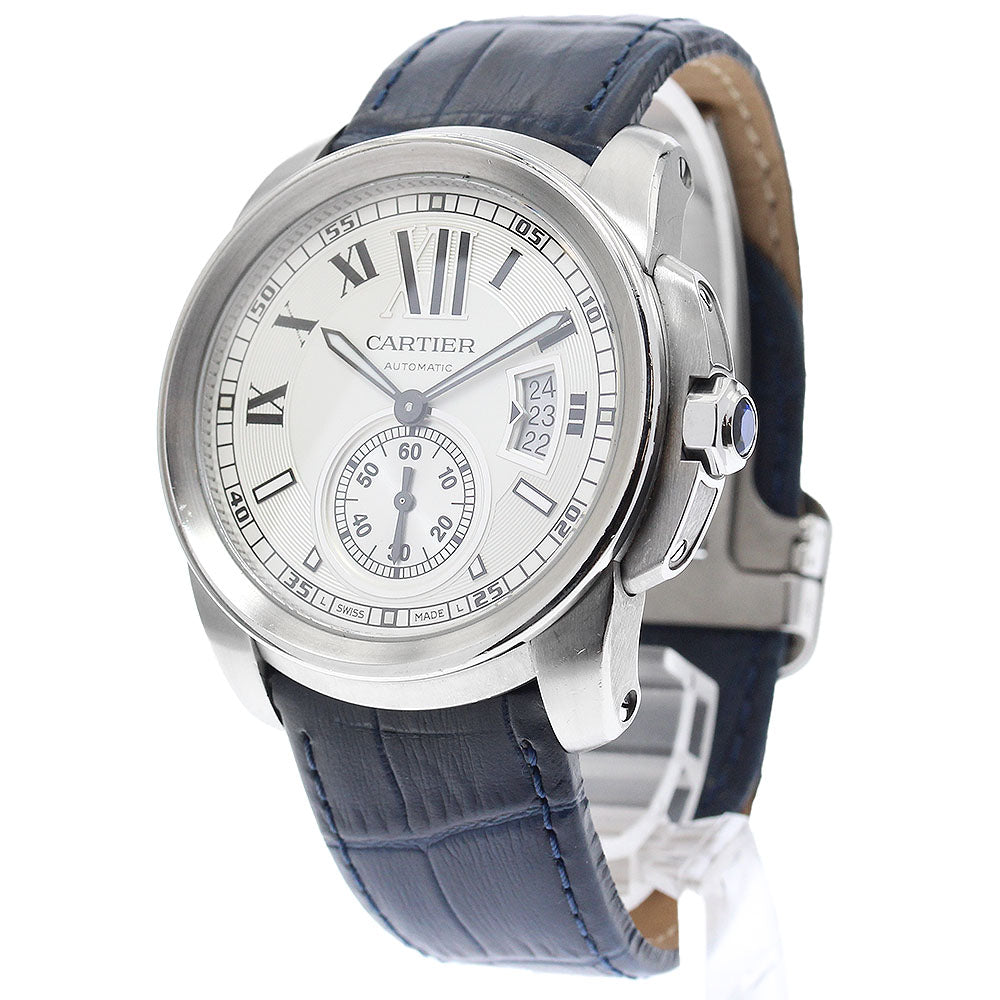 CARTIER Calibur de Cartier W7100037 Date Silver Dial Automatic Men's Watch_891630