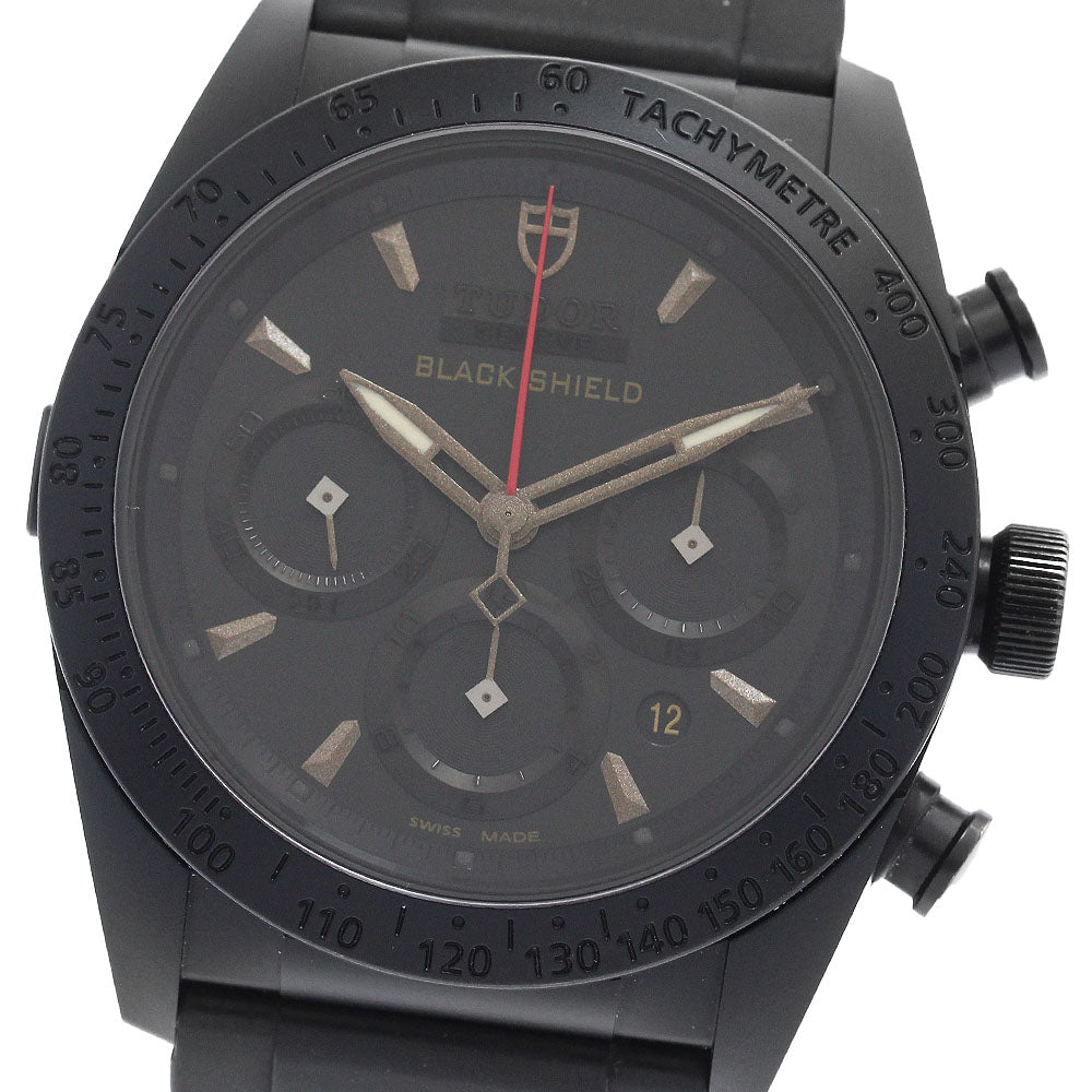 TUDOR Fast Rider Black Shield 42000C Chronograph Automatic Men's Watch_891637