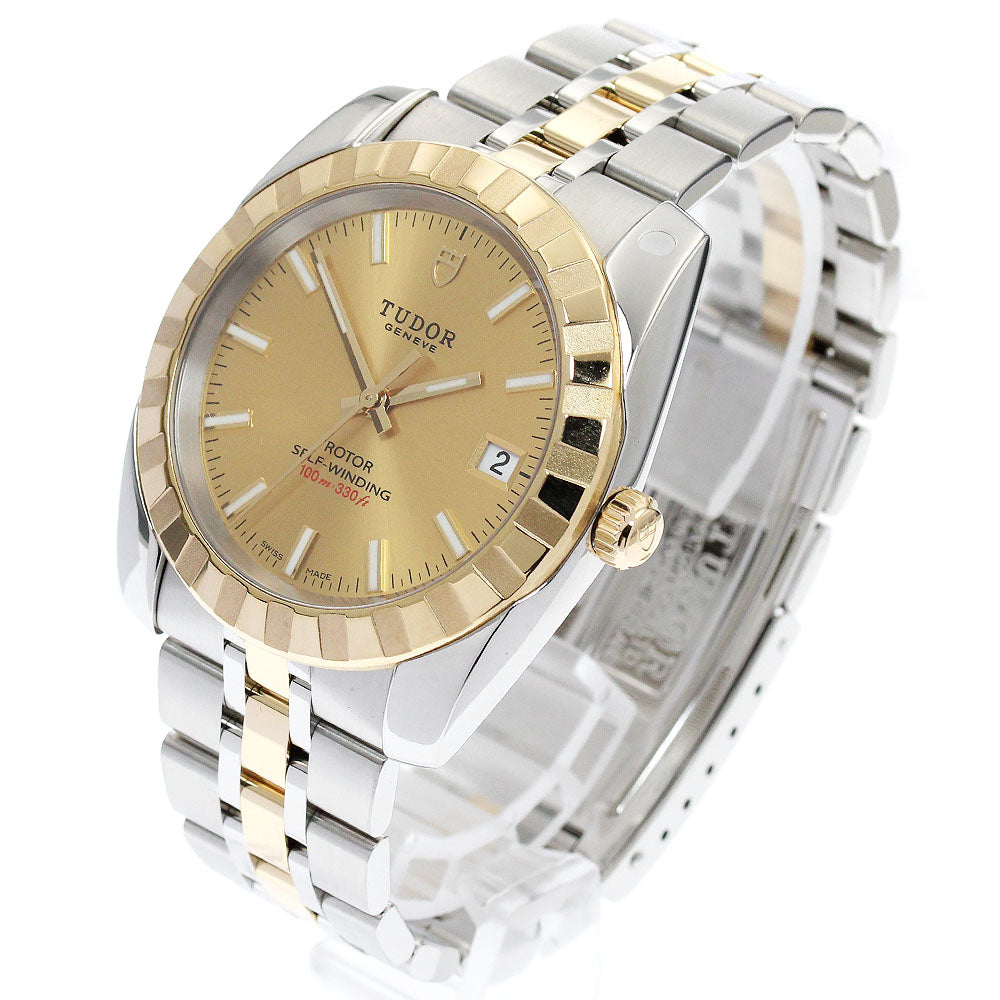 TUDOR Classic Date 21013 gold Dial Automatic Men's Watch_891640