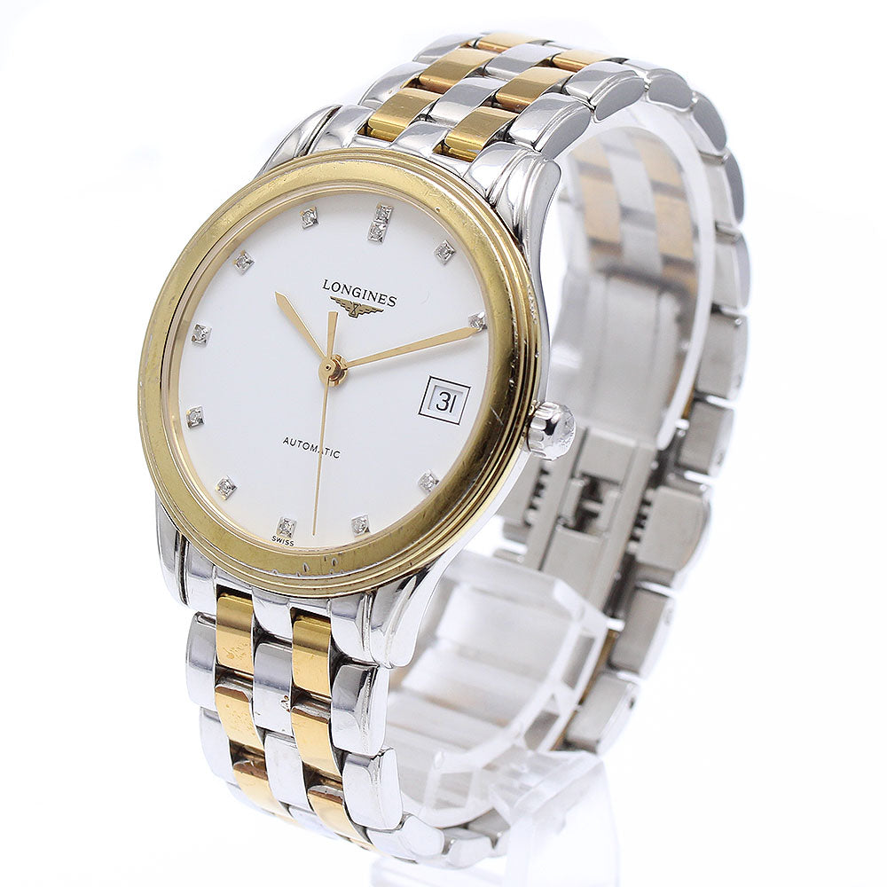 LONGINES Flagship L4.774.3 Date 12P diamond Automatic Men's Watch_891641