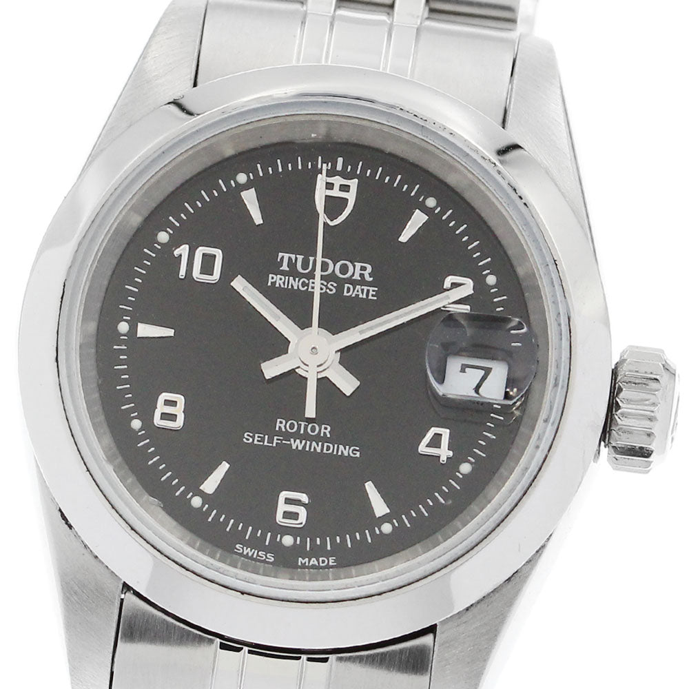 TUDOR Princess date 92400N cal.2671 Black Dial Automatic Ladies Watch_891645