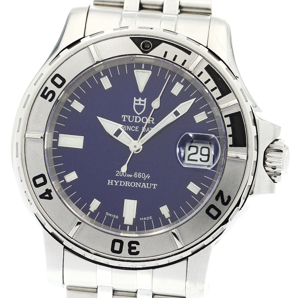 TUDOR Prince Date Hydronaut 89190 Date blue Dial Automatic Men's Watch_891655