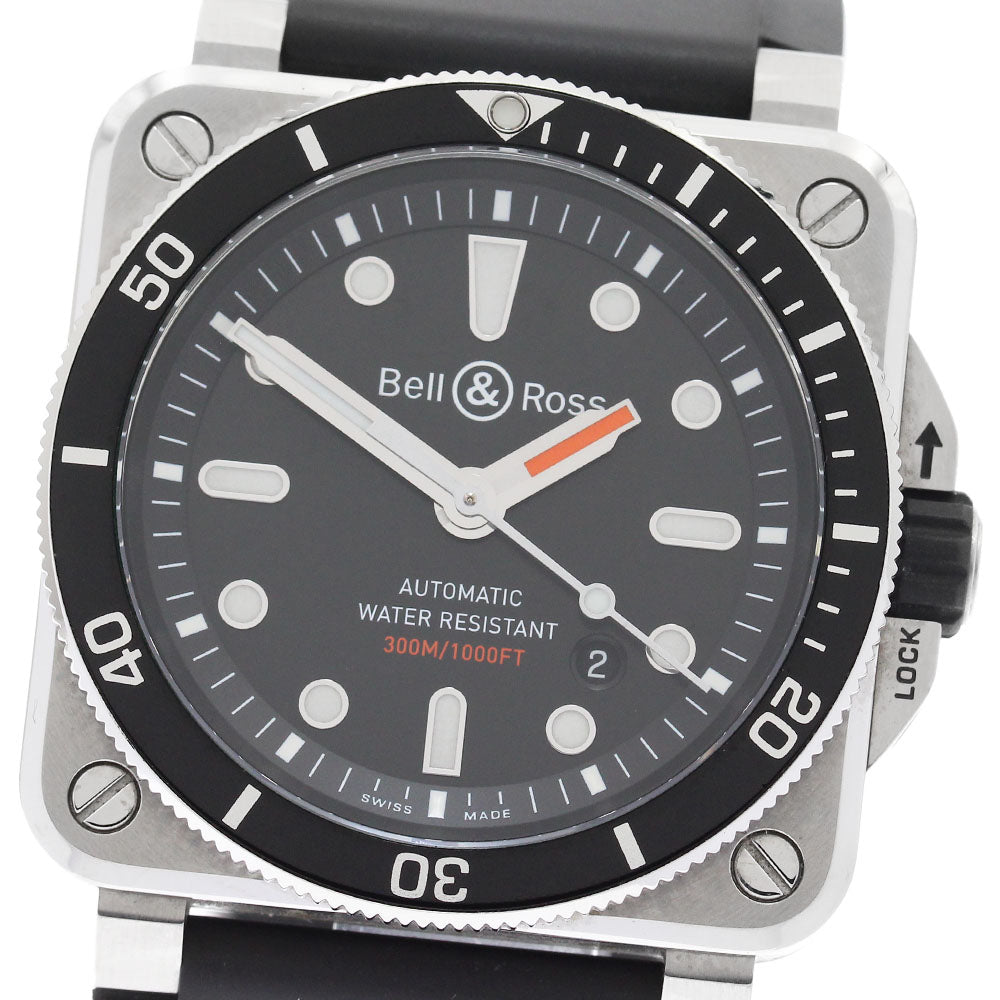 Bell＆Ross BR03-92-DIV BR03-92-D-BL-ST Date black Dial Automatic Men's_891661