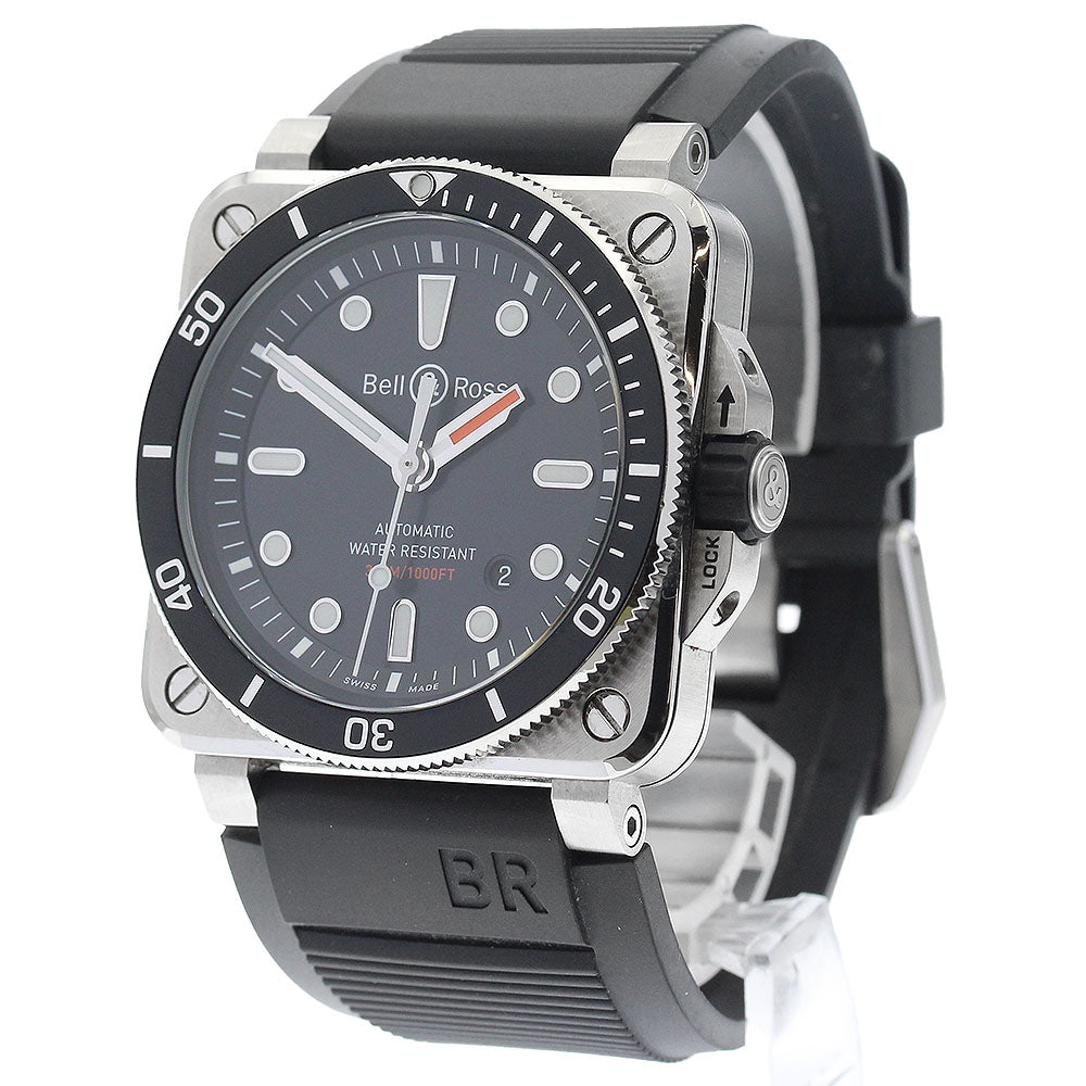 Bell＆Ross BR03-92-DIV BR03-92-D-BL-ST Date black Dial Automatic Men's_891661