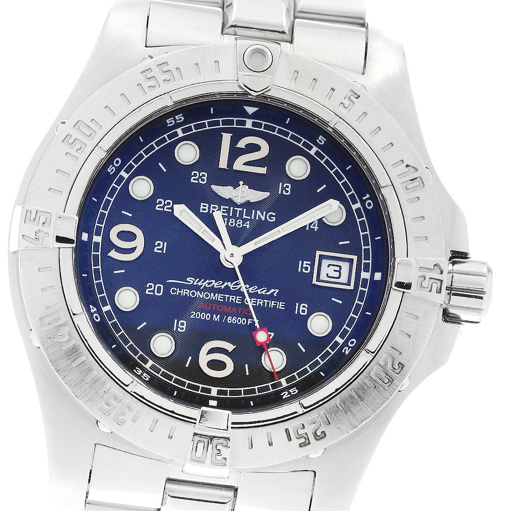 BREITLING Super Ocean Steelfish A17390 Date black Dial Automatic Men's_891706