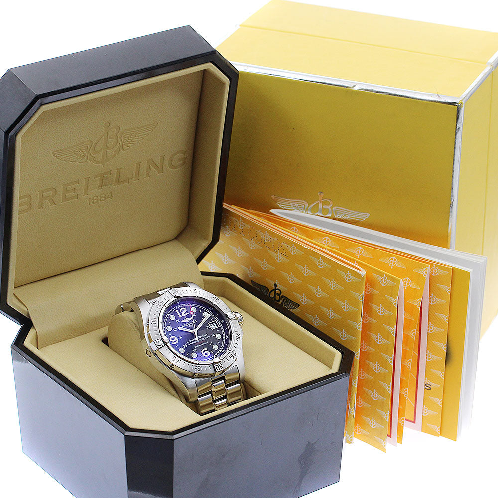 BREITLING Super Ocean Steelfish A17390 Date black Dial Automatic Men's_891706