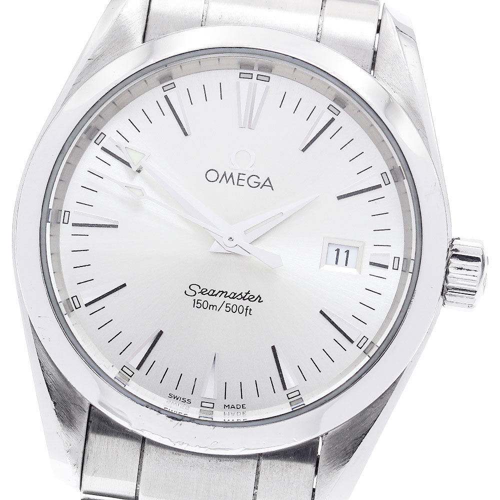 OMEGA Seamaster Aqua Terra 2518.30 Date Silver Dial Quartz Men's Watch_891713