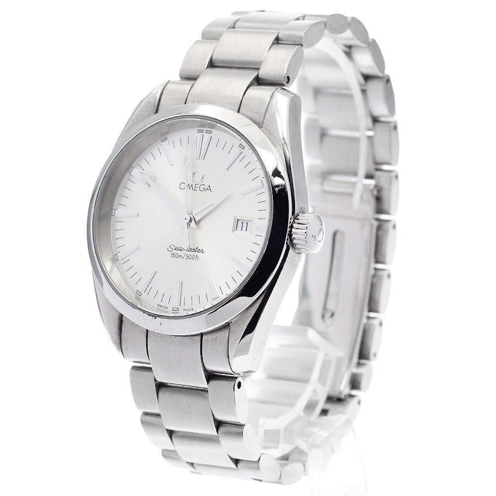 OMEGA Seamaster Aqua Terra 2518.30 Date Silver Dial Quartz Men's Watch_891713