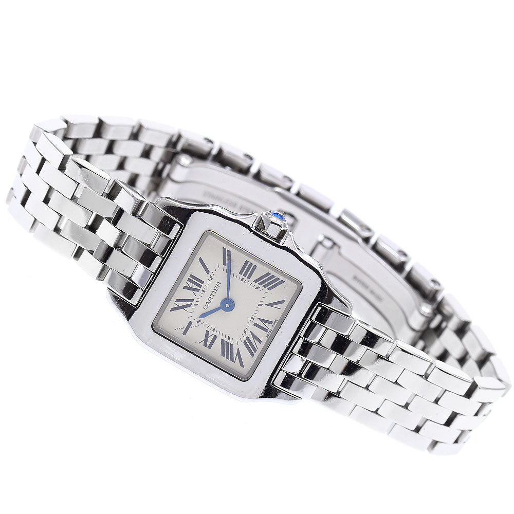 CARTIER Santos de Moiselle SM W25064Z5 beige Dial Quartz Ladies Watch_891724