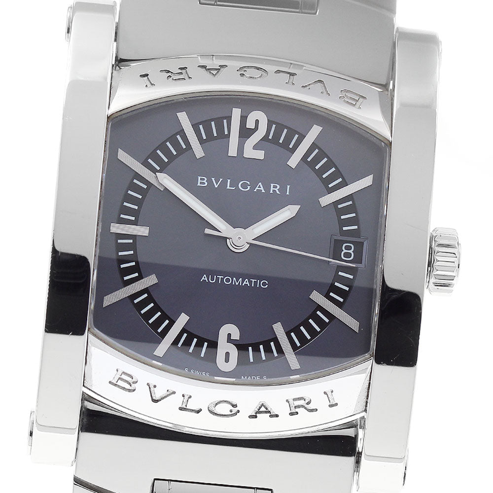 BVLGARI Assioma AA44S Date Navy Dial Automatic Men's Watch_891726