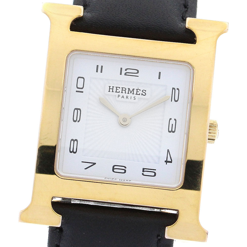 HERMES H watch HH1.510 white Dial Quartz Boy's Watch_891728