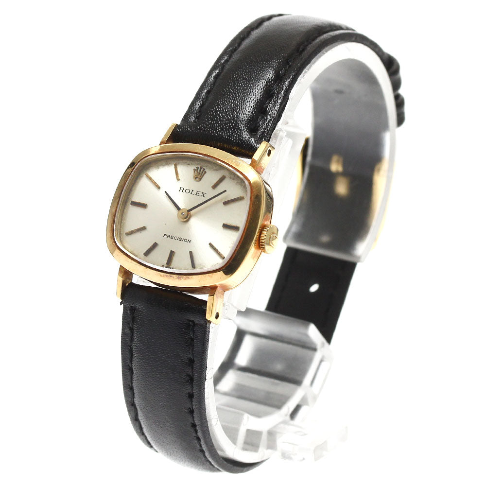 ROLEX Precision K18YG Cal.1400 Silver Dial Hand Winding Ladies Watch_891731