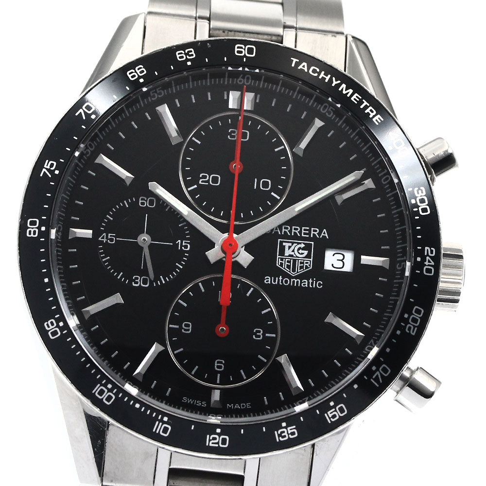 TAG HEUER Carrera CV2014-4 Chronograph black Dial Automatic Men's Watch_891750
