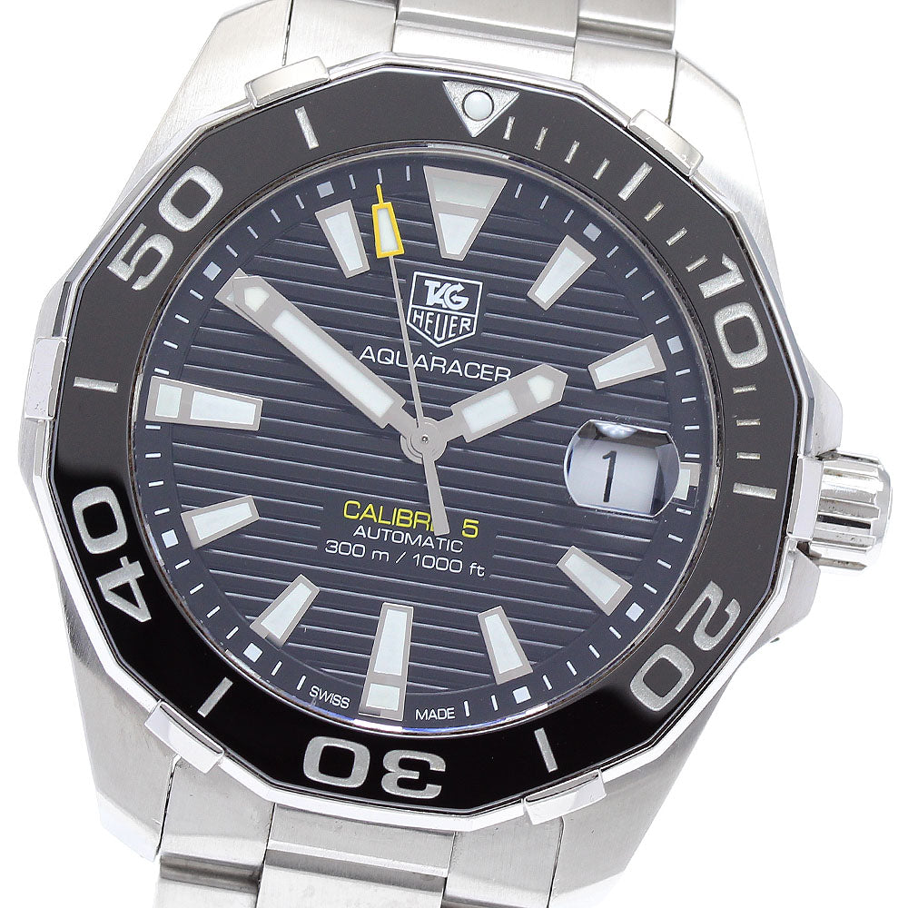 TAG HEUER Aqua Racer Caliber 5 WAY211A-0 Date black Dial Automatic Men's_891790