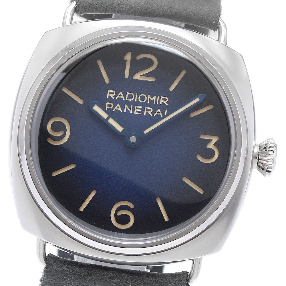 PANERAI Radiomir Tre Giorni PAM01335 Navy Dial Hand Winding Men's Watch_891793
