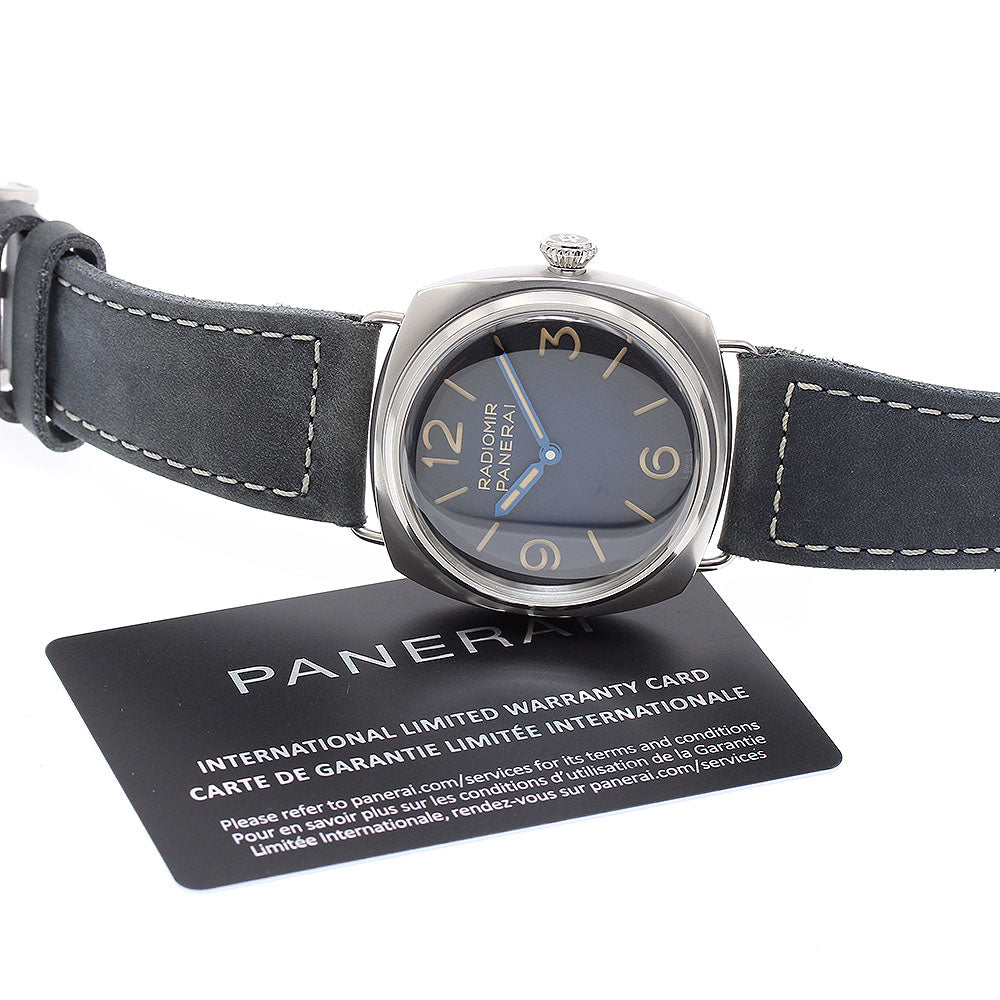 PANERAI Radiomir Tre Giorni PAM01335 Navy Dial Hand Winding Men's Watch_891793