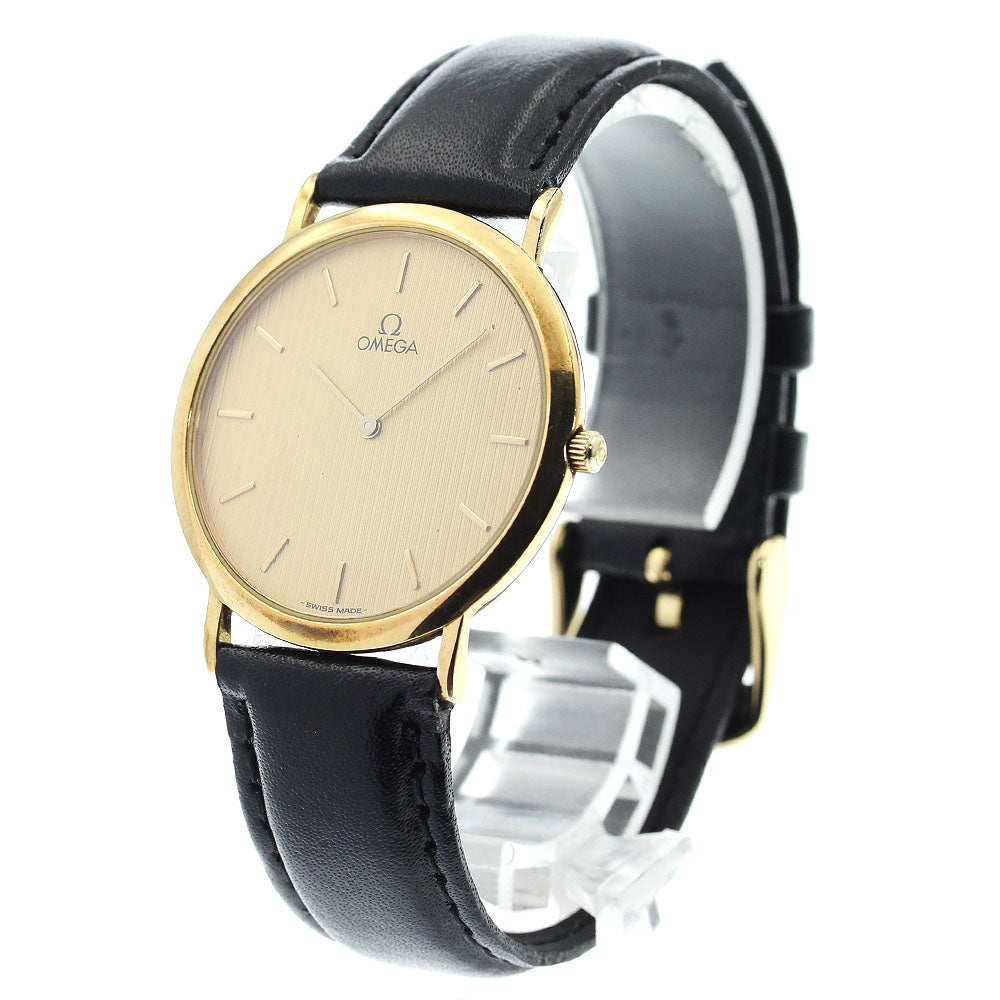 OMEGA De Ville Gold Dial Quartz Men's Watch_891802