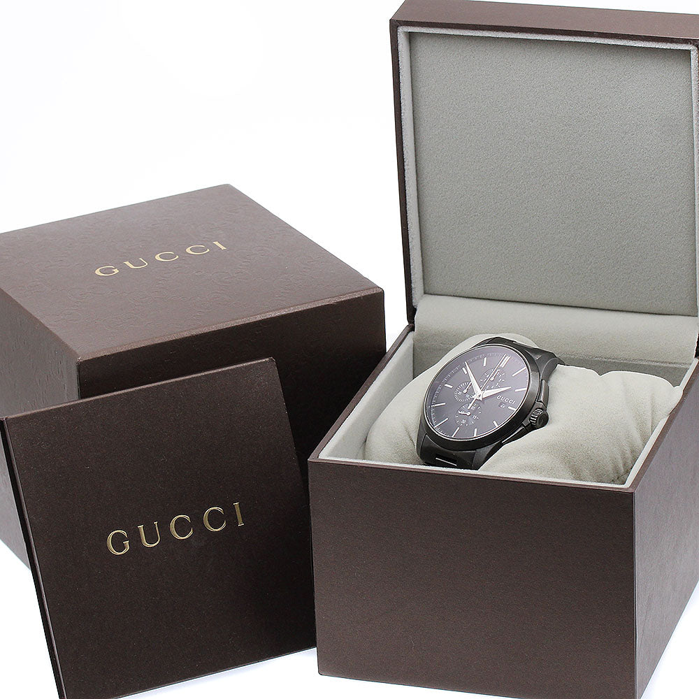 GUCCI G timeless 126.2/YA126274 Chronograph Black Dial Quartz Men's Watch_891803