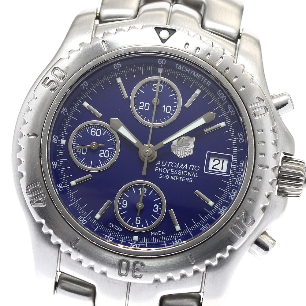TAG HEUER Link CT2110 Chronograph Date Navy Dial Automatic Men's Watch_891804