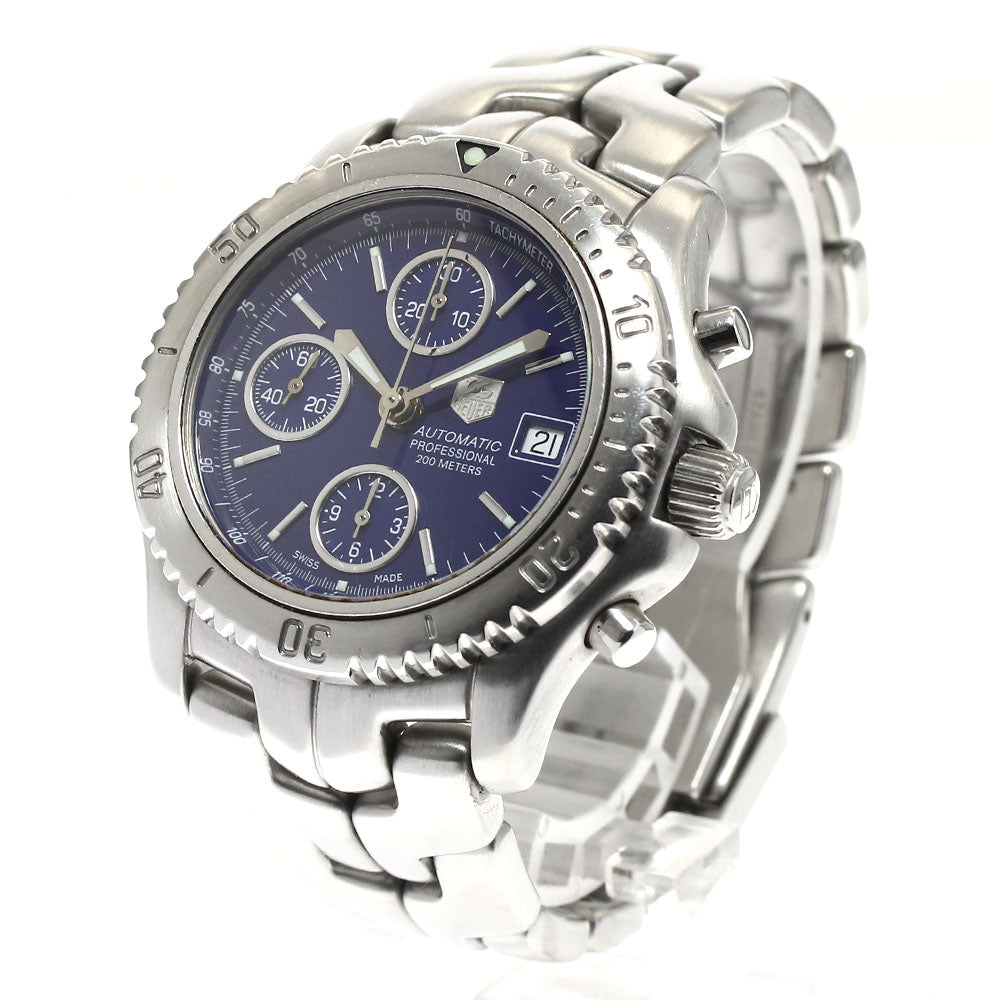 TAG HEUER Link CT2110 Chronograph Date Navy Dial Automatic Men's Watch_891804
