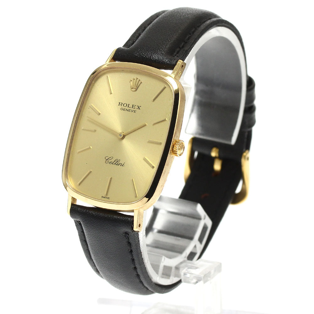 ROLEX Cellini 4113 K18YG Cal.1601 gold Dial Hand Winding Men's Watch_891812