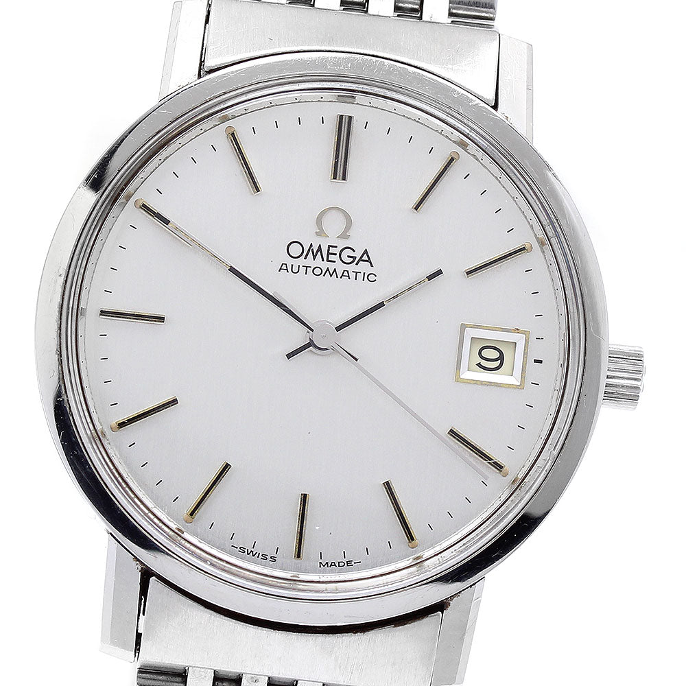 OMEGA 166.0202 Cal.1010 Date Silver Dial Automatic Men's Watch_891816