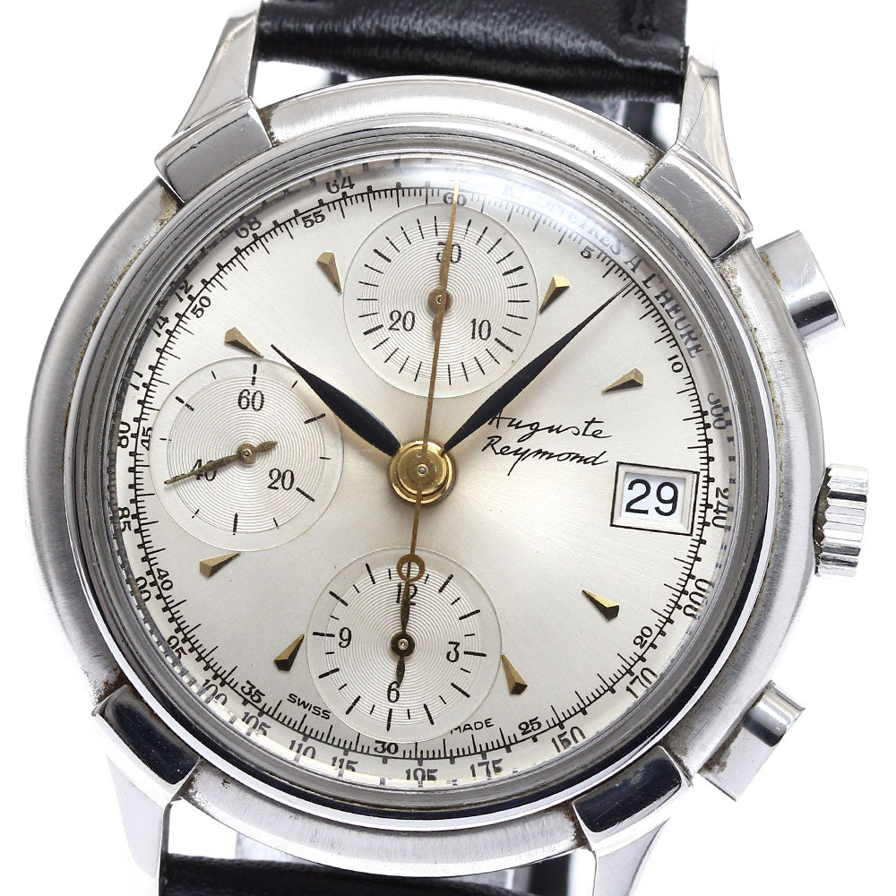 Auguste Reymond 78750-02 Chronograph Date Silver Dial Automatic Men's_891822