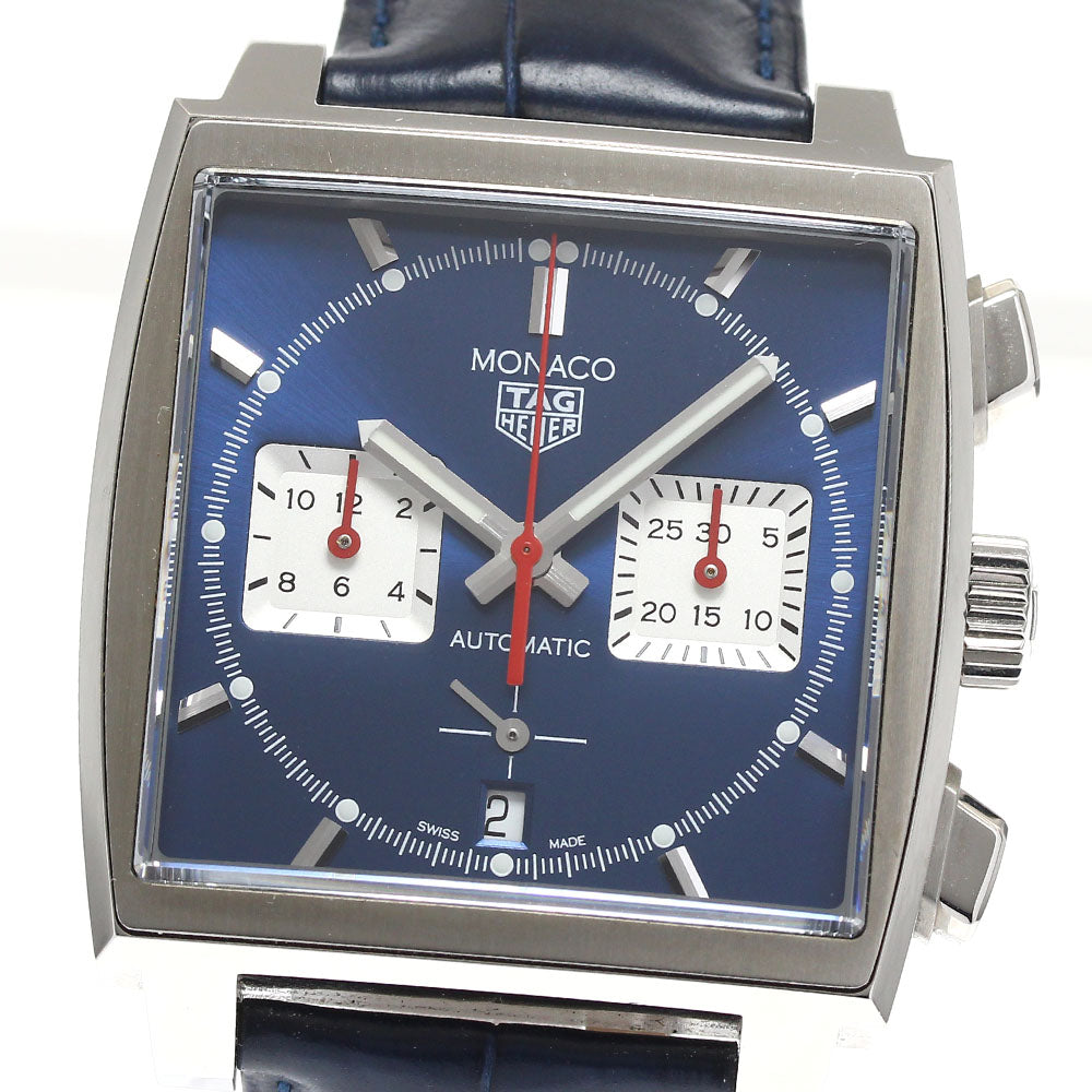 TAG HEUER Monaco CBL2111-0 Chronograph Date blue Dial Automatic Men's Watch_891833