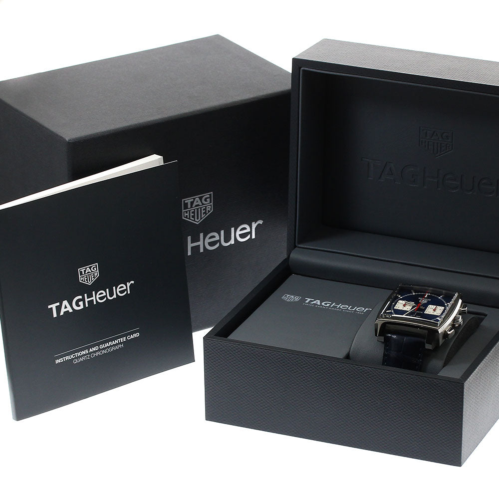 TAG HEUER Monaco CBL2111-0 Chronograph Date blue Dial Automatic Men's Watch_891833