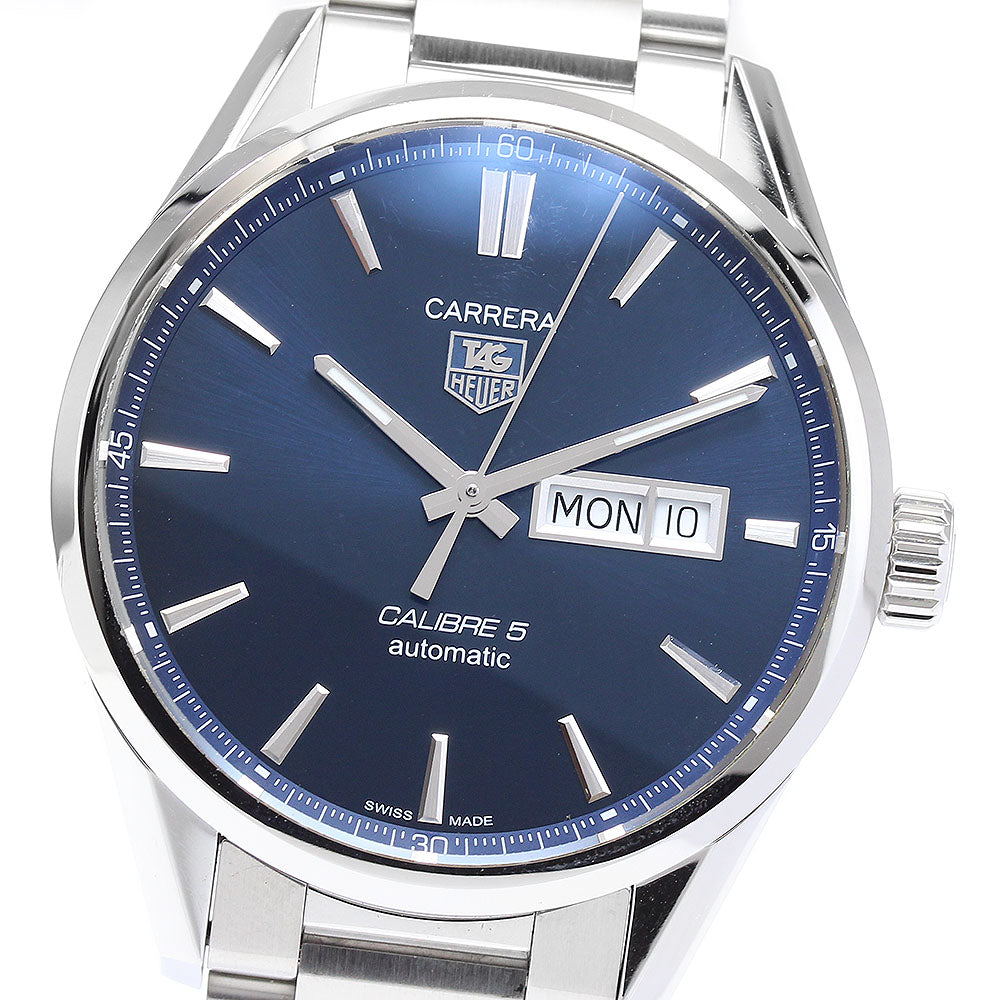 TAG HEUER Carrera Caliber 5 WAR201E Day date Navy Dial Automatic Men's_891842