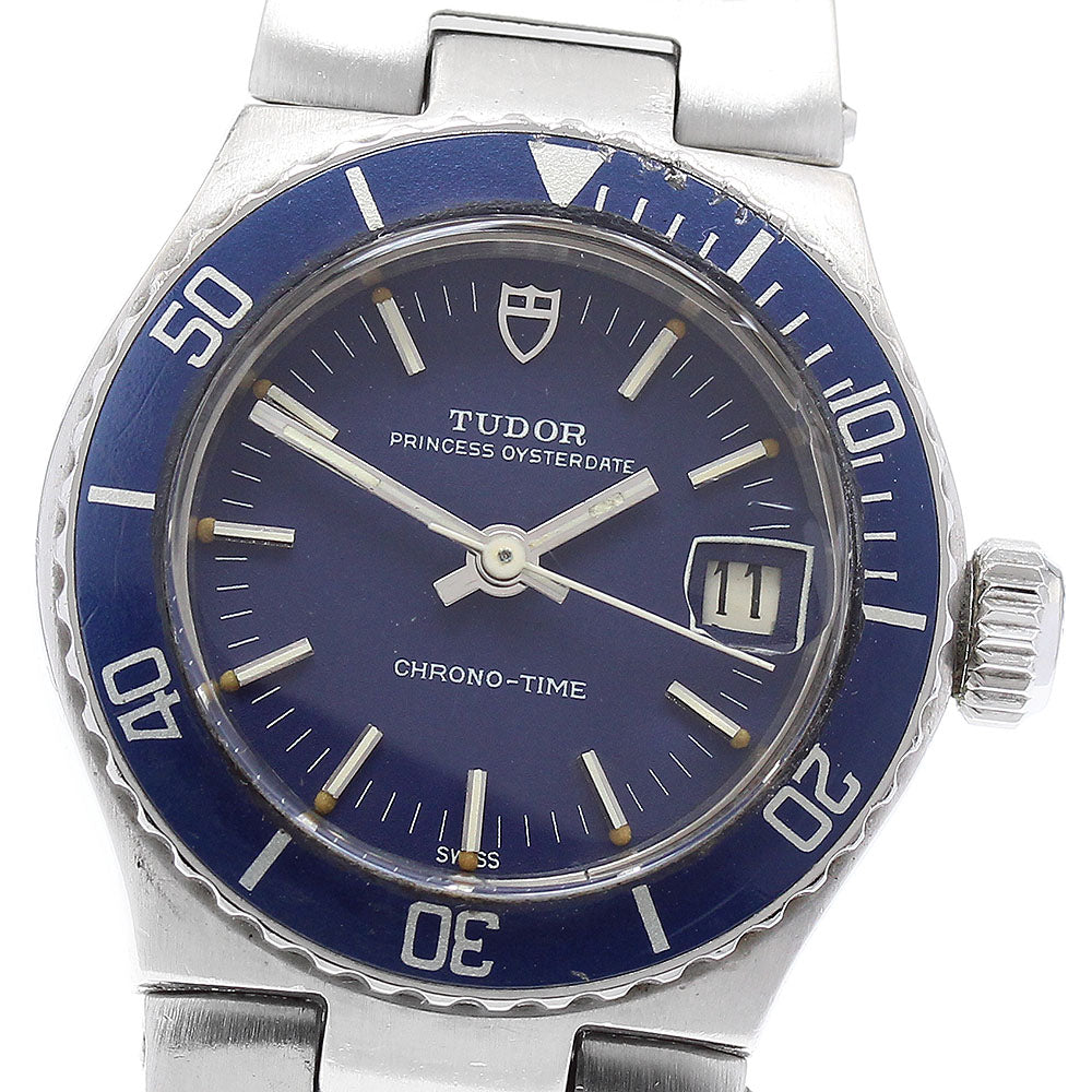 TUDOR Princess Oyster Date 9321/0 cal.2651 Navy Dial Automatic Ladies_891846
