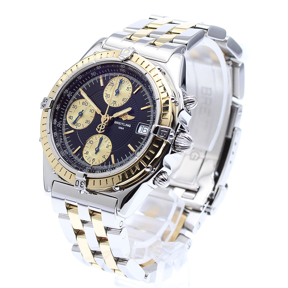BREITLING Chronomat D13050 Date Black / gold Dial Automatic Men's Watch_891882