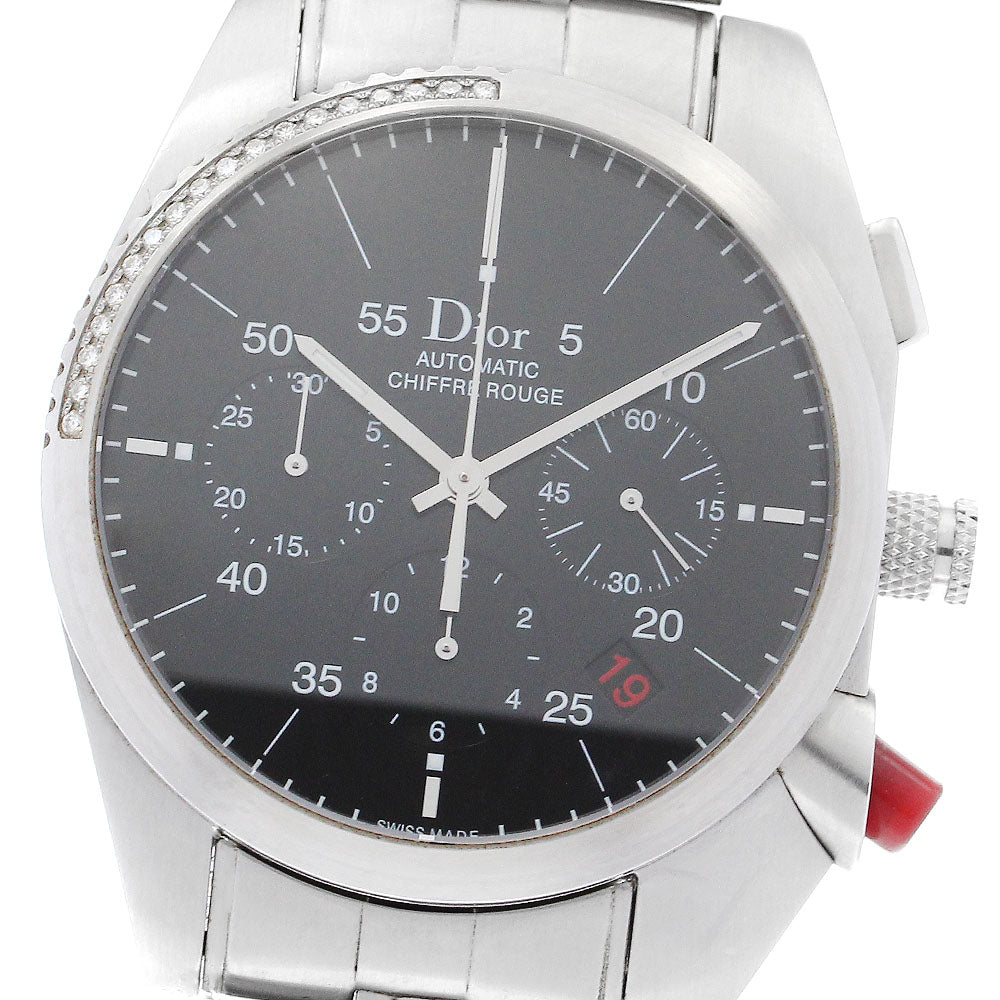 Dior Cyfuru Rouge CD084612 Date Chronograph black Dial Automatic Men's_891889