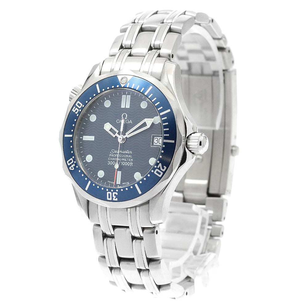 OMEGA Seamaster300 2551.80 Date Navy Dial Automatic Boy's Watch_891893