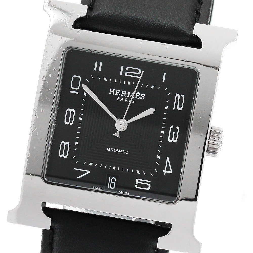 HERMES H watch HH2.810 Date black Dial Automatic Men's Watch_891894