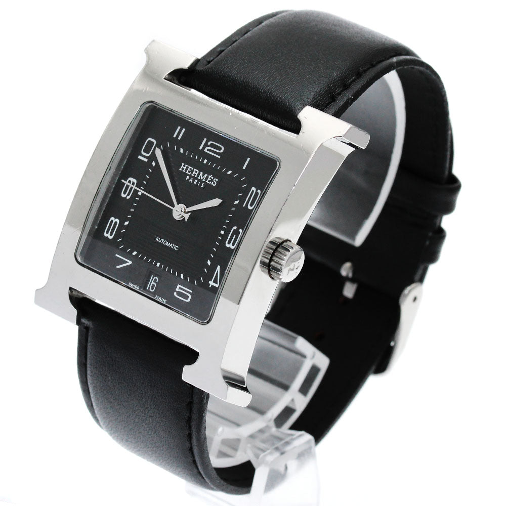 HERMES H watch HH2.810 Date black Dial Automatic Men's Watch_891894
