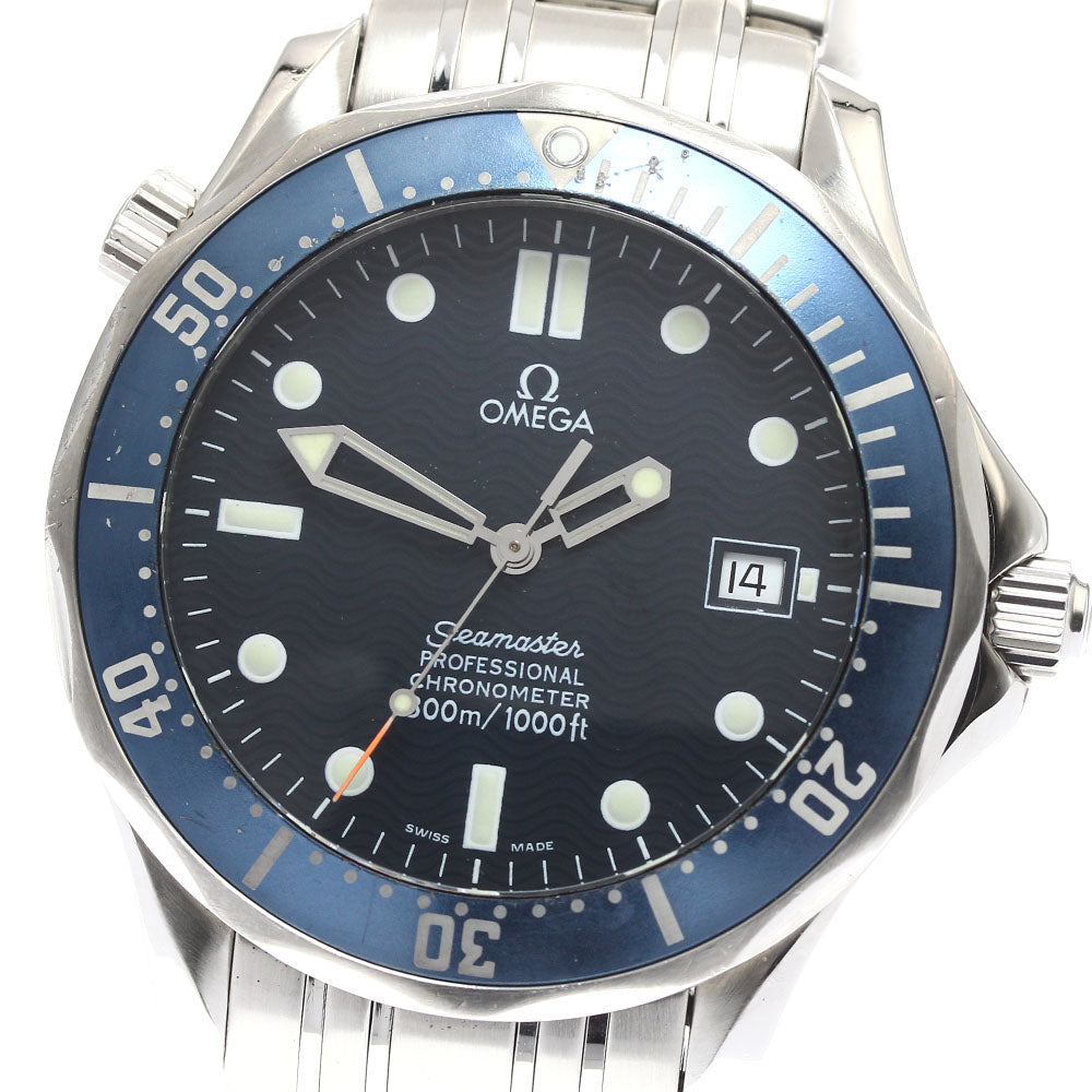 OMEGA Seamaster300 2531.80 Date Navy Dial Automatic Men's Watch_891895