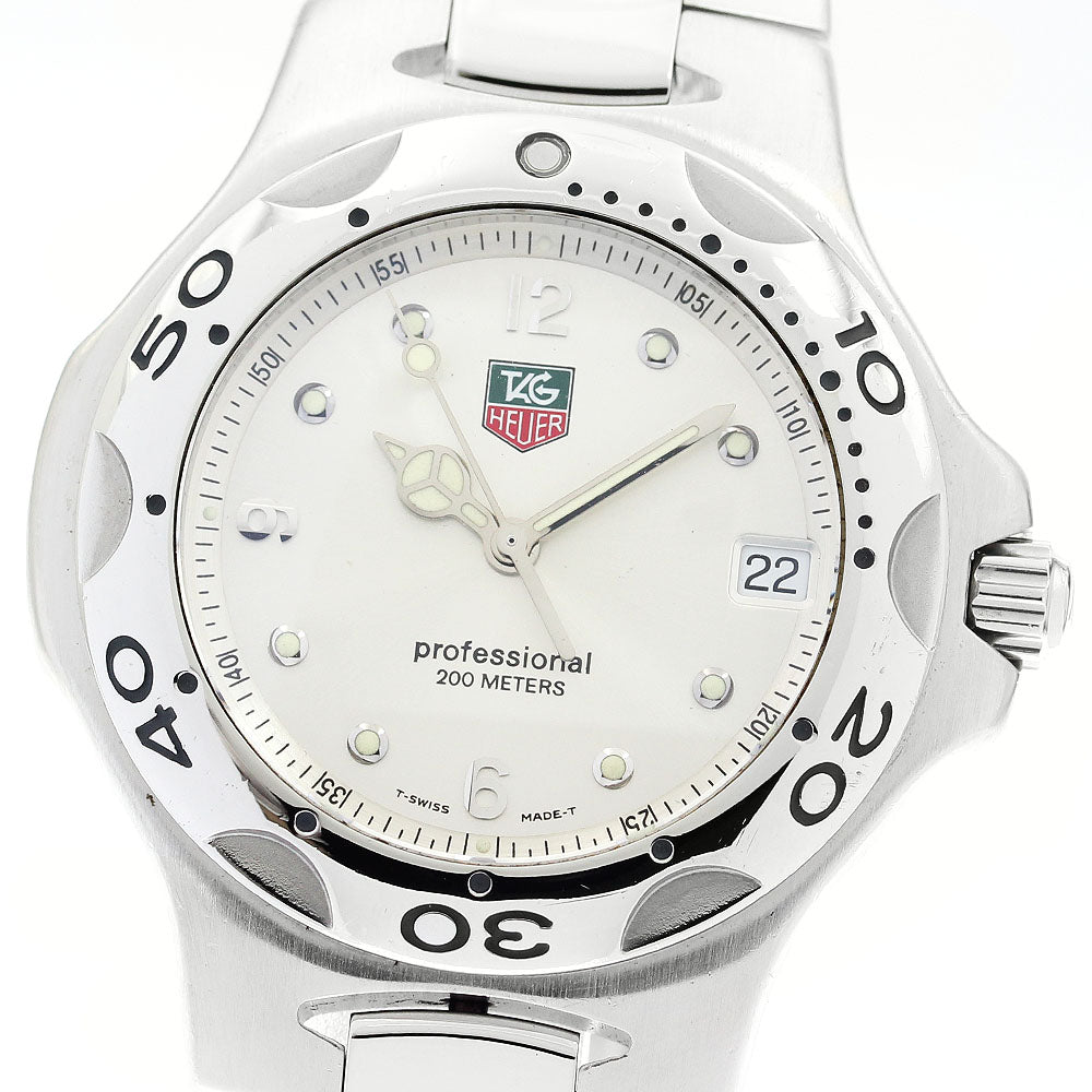 TAG HEUER Kirium WL1114 Date Silver Dial Quartz Men's Watch_891904