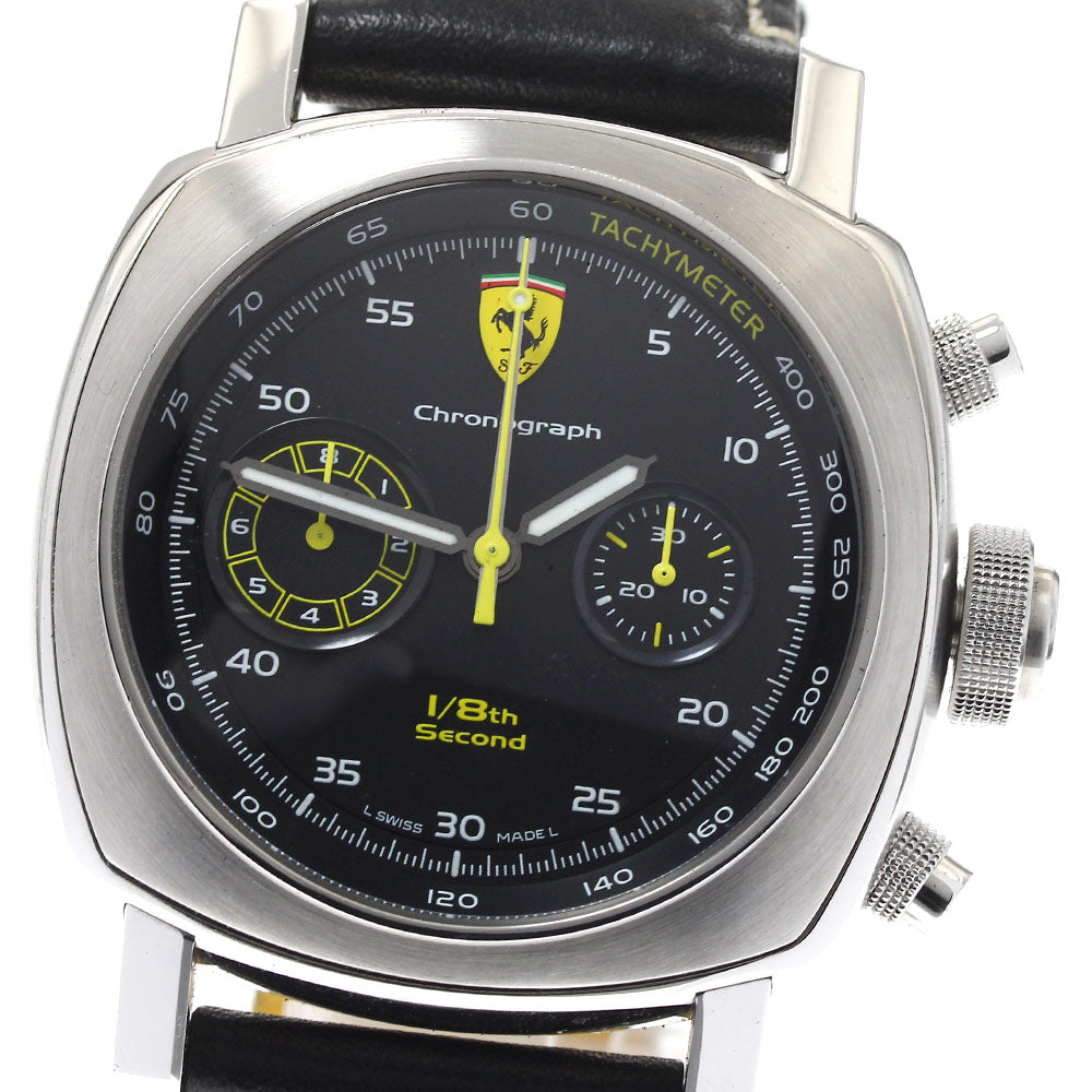PANERAI Ferrari Scuderia FER00025 Rattrapante 1/8 second black Dial Automatic Men's Watch_891912