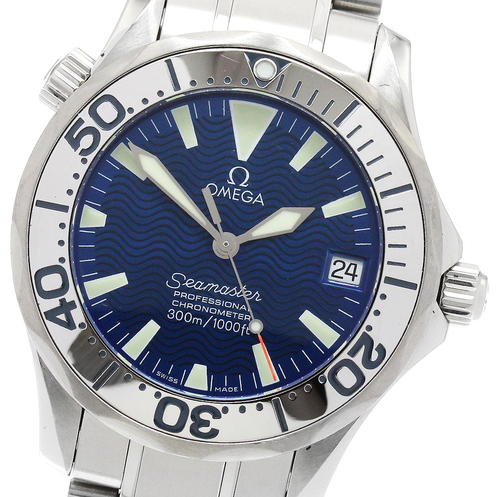 OMEGA Seamaster300 2253.80 Date blue Dial Automatic Boy's Watch_891931