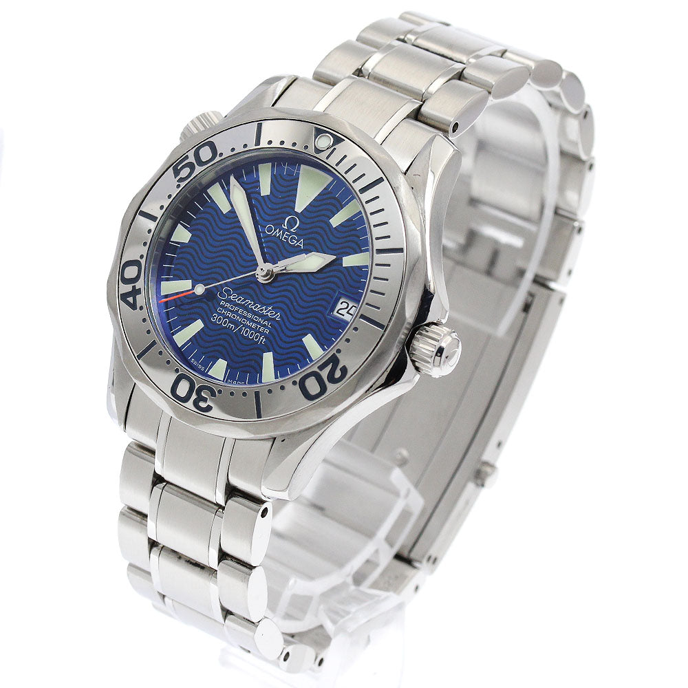 OMEGA Seamaster300 2253.80 Date blue Dial Automatic Boy's Watch_891931
