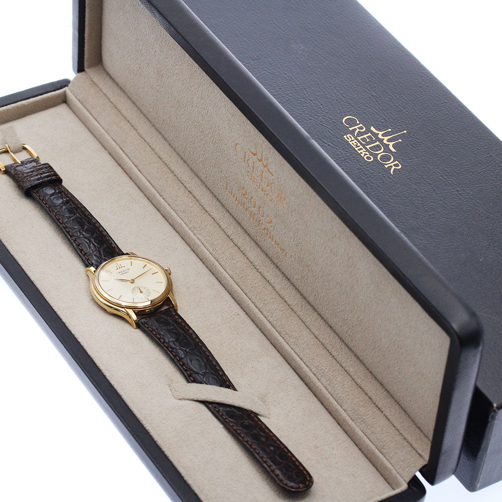SEIKO CREDOR GBBE990/6898-0040 K18YG 120th Anniversary Limited to 50 pieces Silver Dial Hand Winding Men's Watch_891961