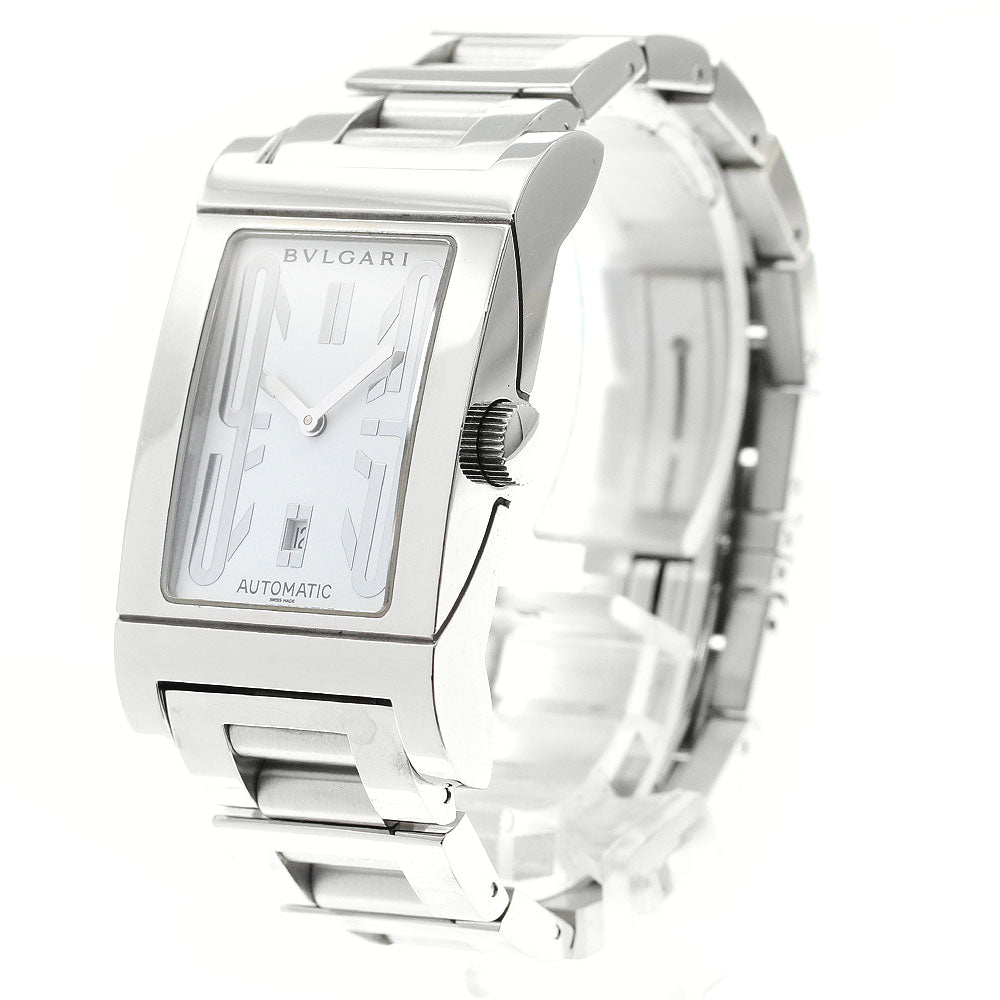 BVLGARI Rettangolo RT45S Date white Dial Automatic Men's Watch_891967