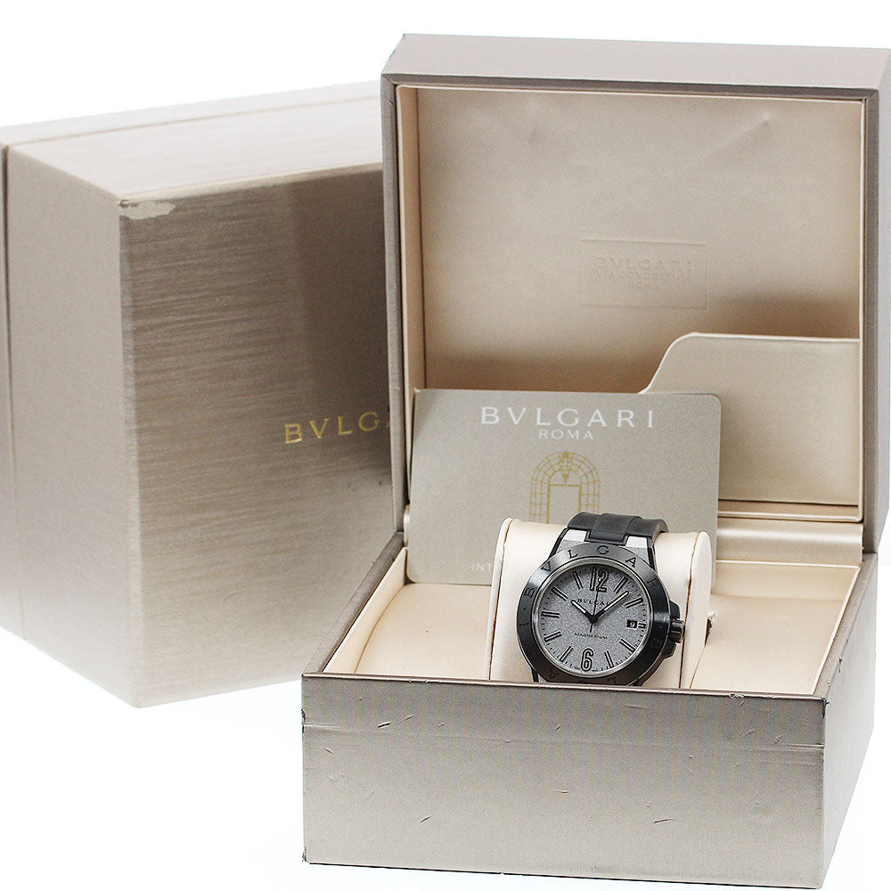 BVLGARI Diagono Magnesium DG41SMC Date gray Dial Automatic Men's Watch_891972