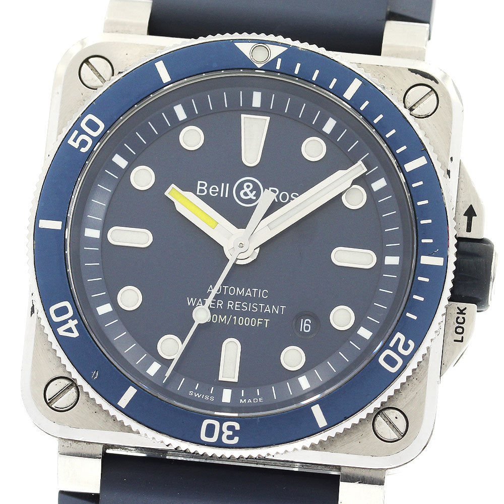 Bell＆Ross BR03-92 Diver Blue BR0392-D-BU-ST/SRB Date Automatic Men's_891974