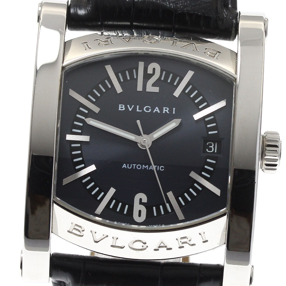 BVLGARI Assioma AA44S Date Navy Dial Automatic Men's Watch_891976