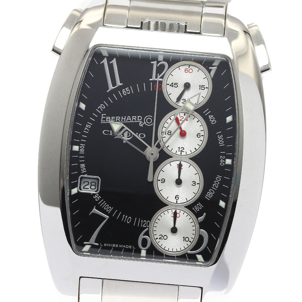 EBERHARD Chrono 4 Temerario 31047 black Dial Automatic Men's Watch_891981