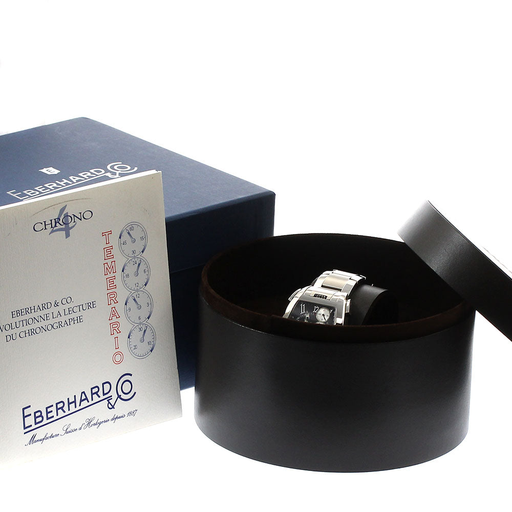 EBERHARD Chrono 4 Temerario 31047 black Dial Automatic Men's Watch_891981