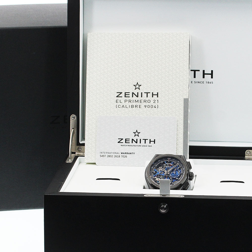 ZENITH Defy El Primero 21 49.9001.9004/78.R915 Boutique exclusive, 250 pieces worldwide skeleton Dial Automatic Men's Watch_892006
