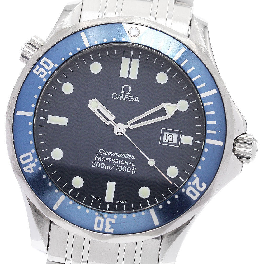 OMEGA Seamaster300 2541.80 Date Navy Dial Quartz Men's Watch_892104